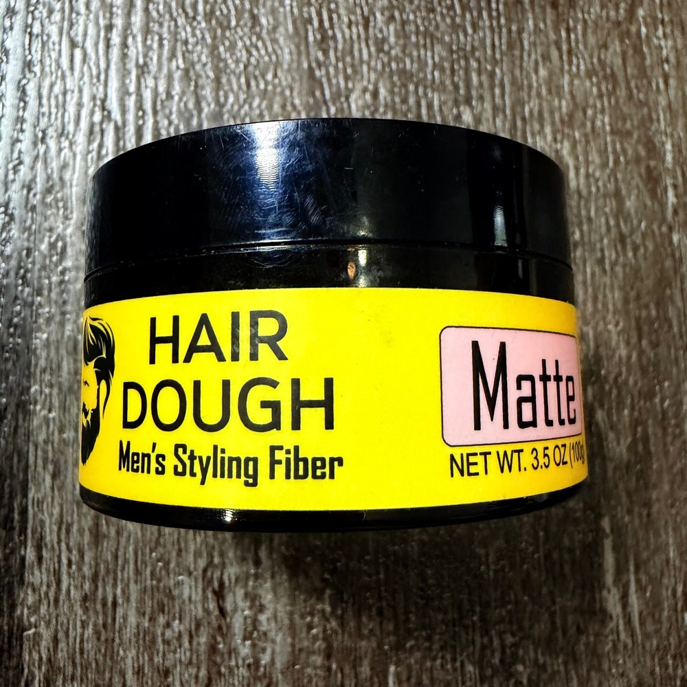 Hair Dough Styling Fiber Men 3.5oz Matte Finish Strong Hold Texture Clay Pomade